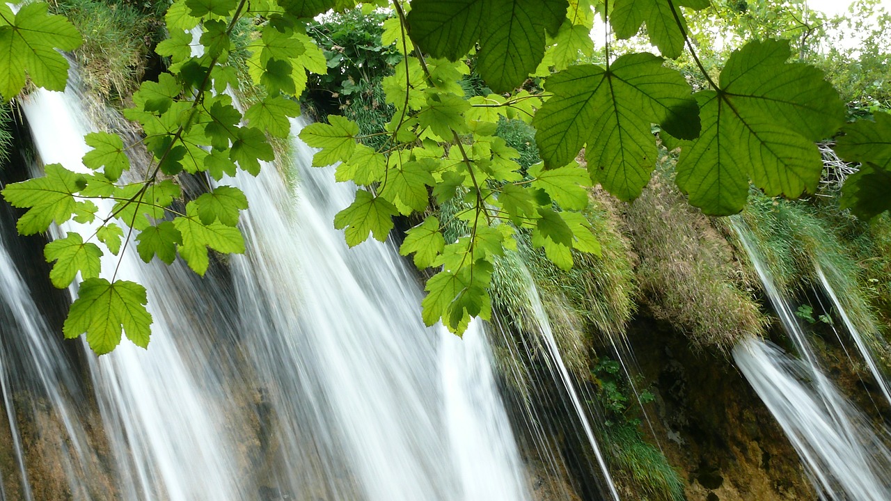 croatia lake waterfall free photo