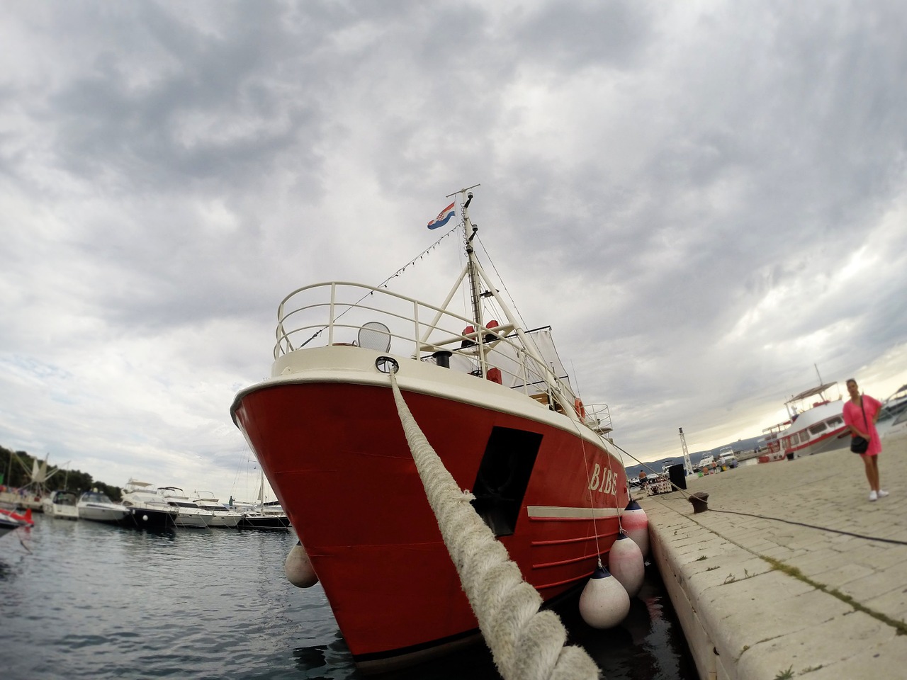 croatia ship sea free photo