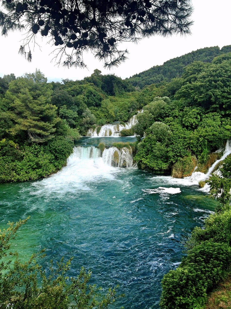 croatia waterfall national park free photo