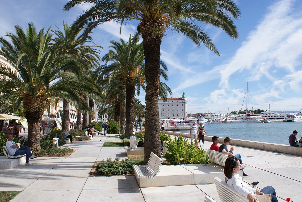 croatia split the promenade free photo