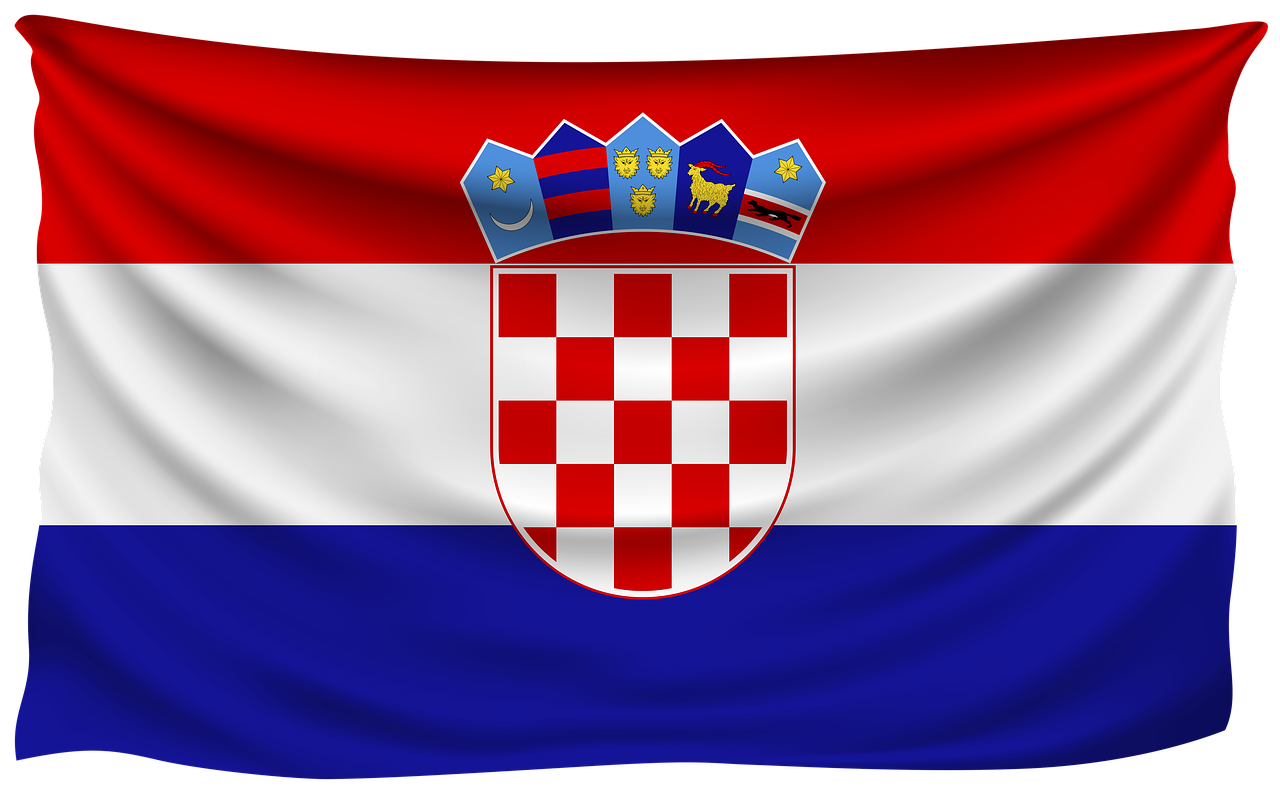 croatia flag  country  colors free photo