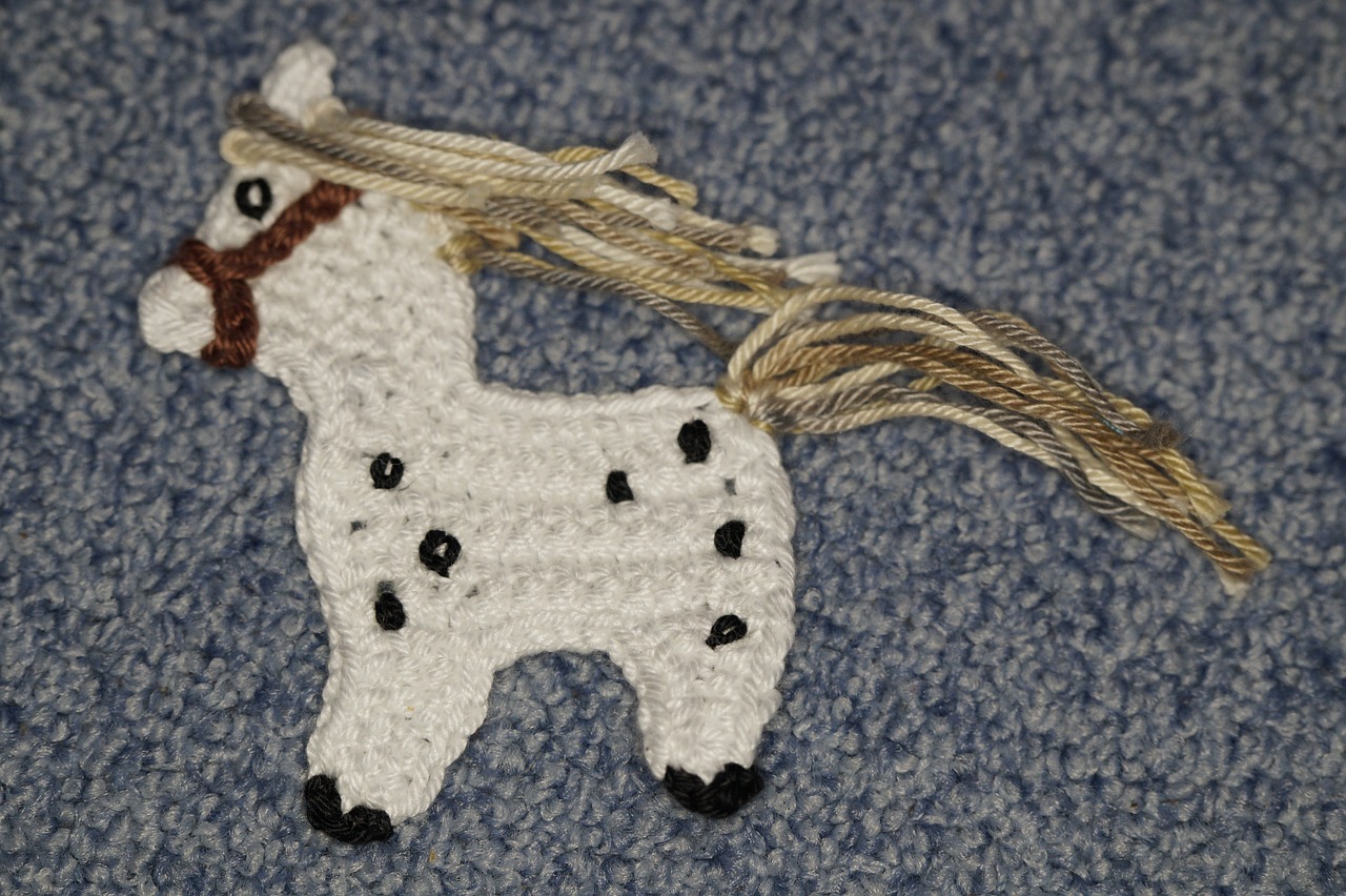 crochet horse crochet horse free photo