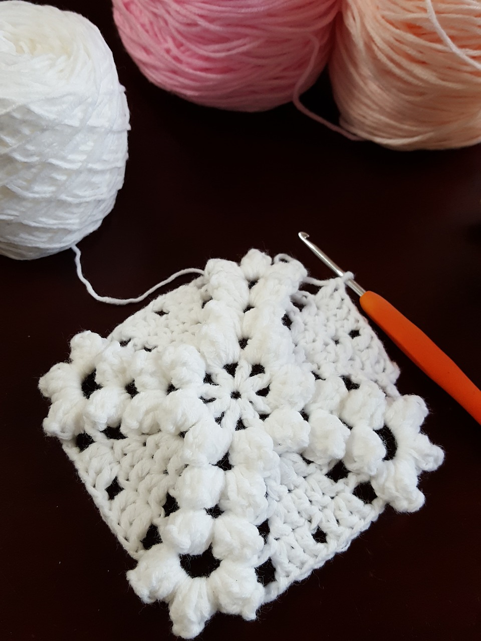 crochet hook knitting woolen yarn free photo