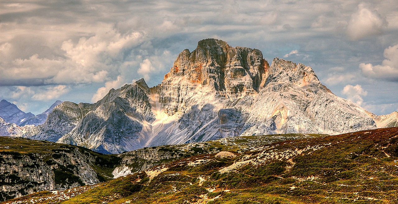 croda rossa dolomites mountains free photo