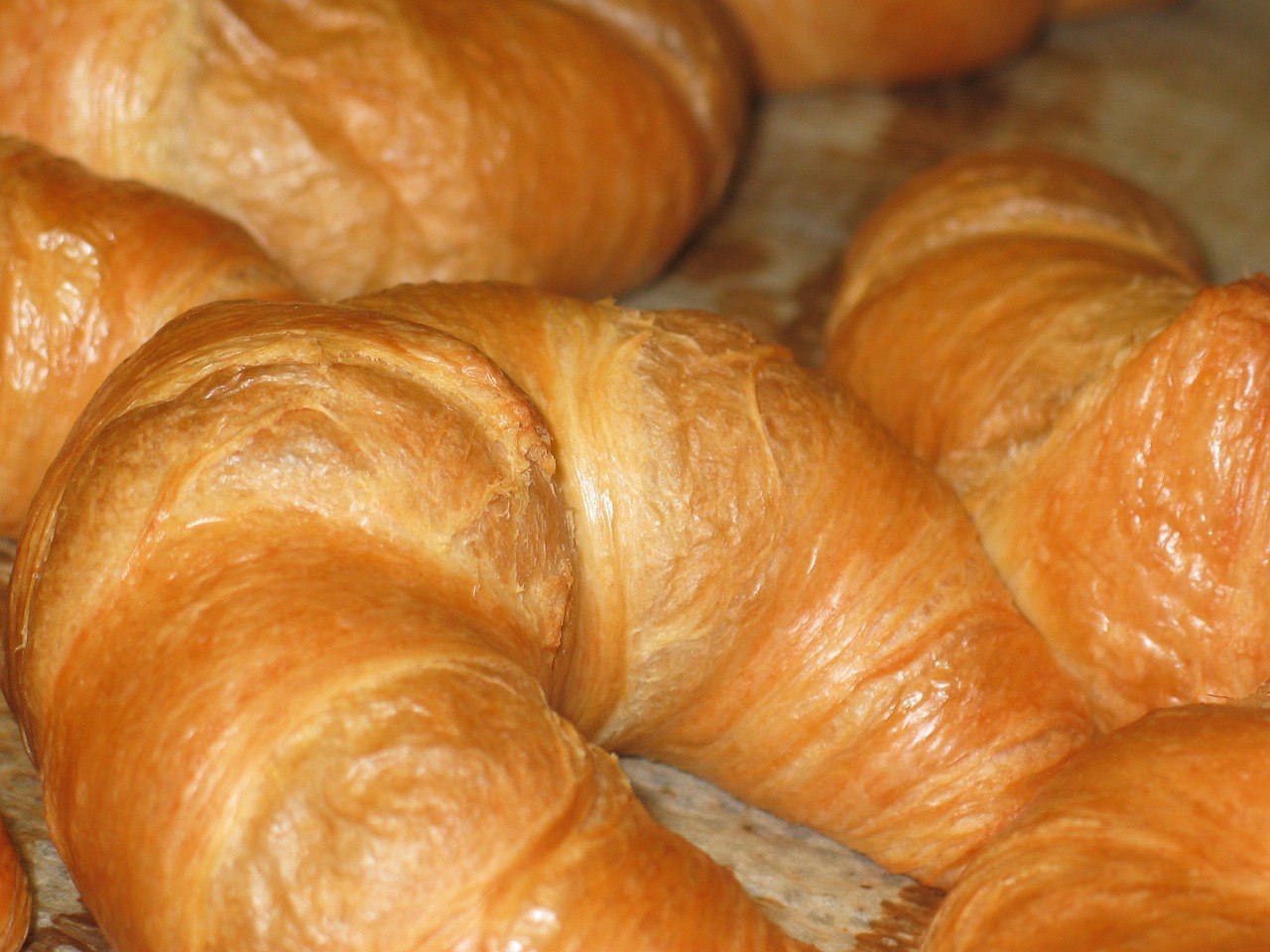 croissant baked goods french free photo