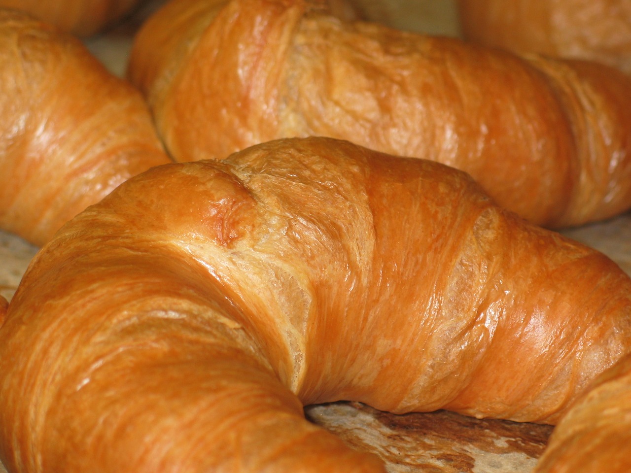 croissant baked goods french free photo