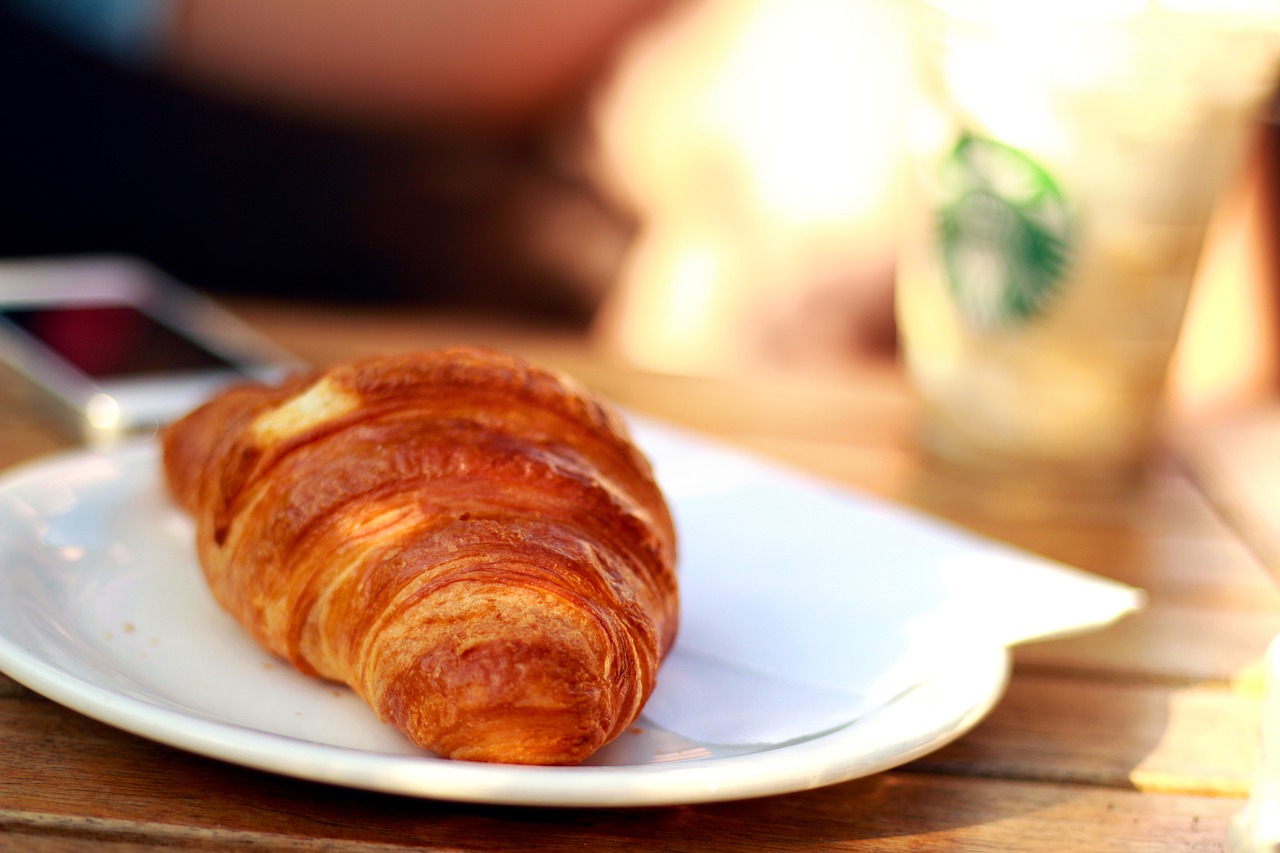 croissant puff paste flaky pastry free photo