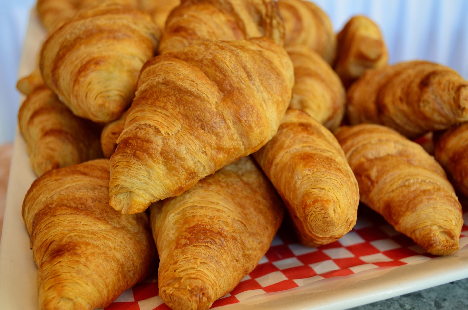 croissants baked snack free photo