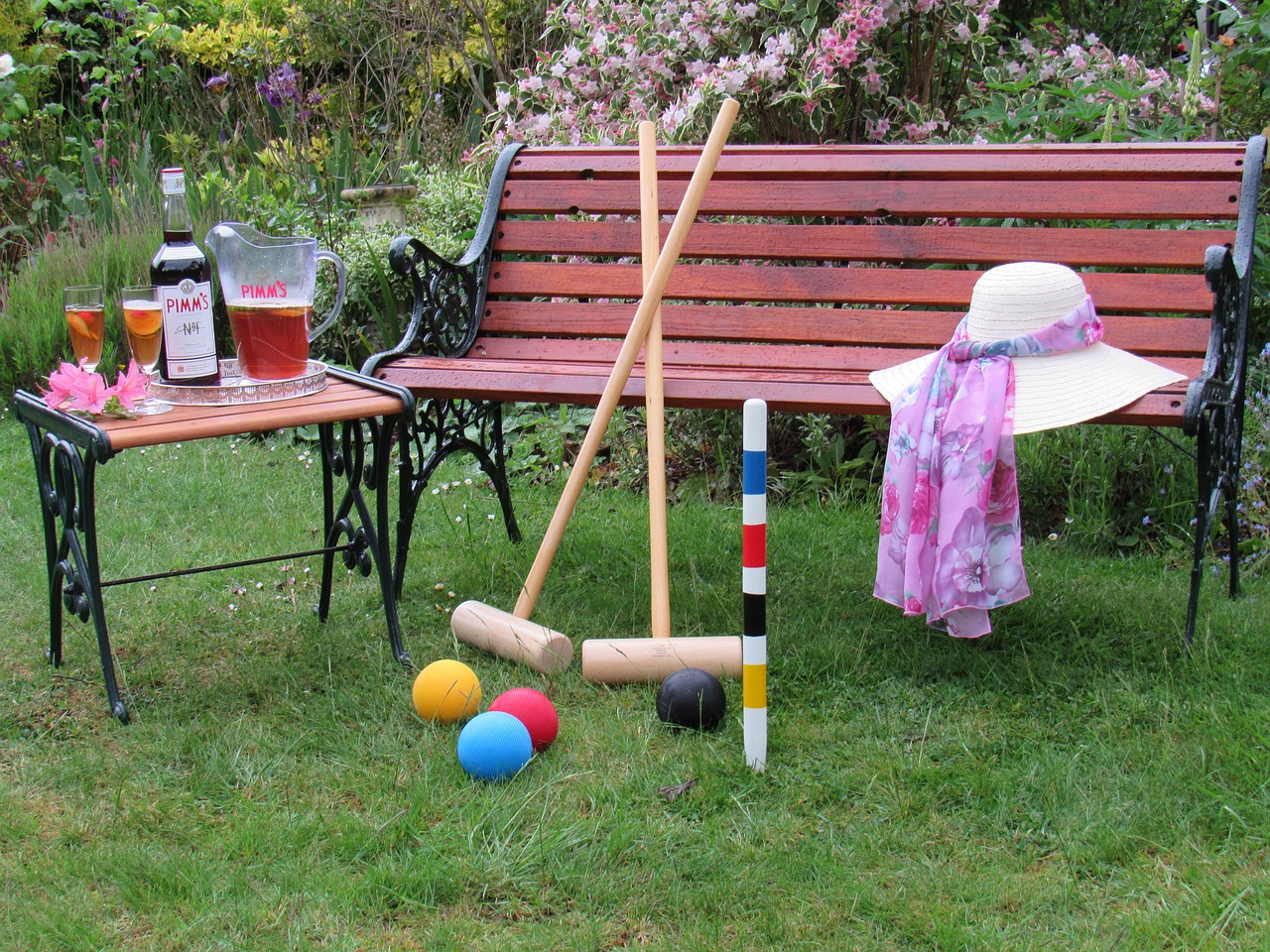 croquet and pimms free photo