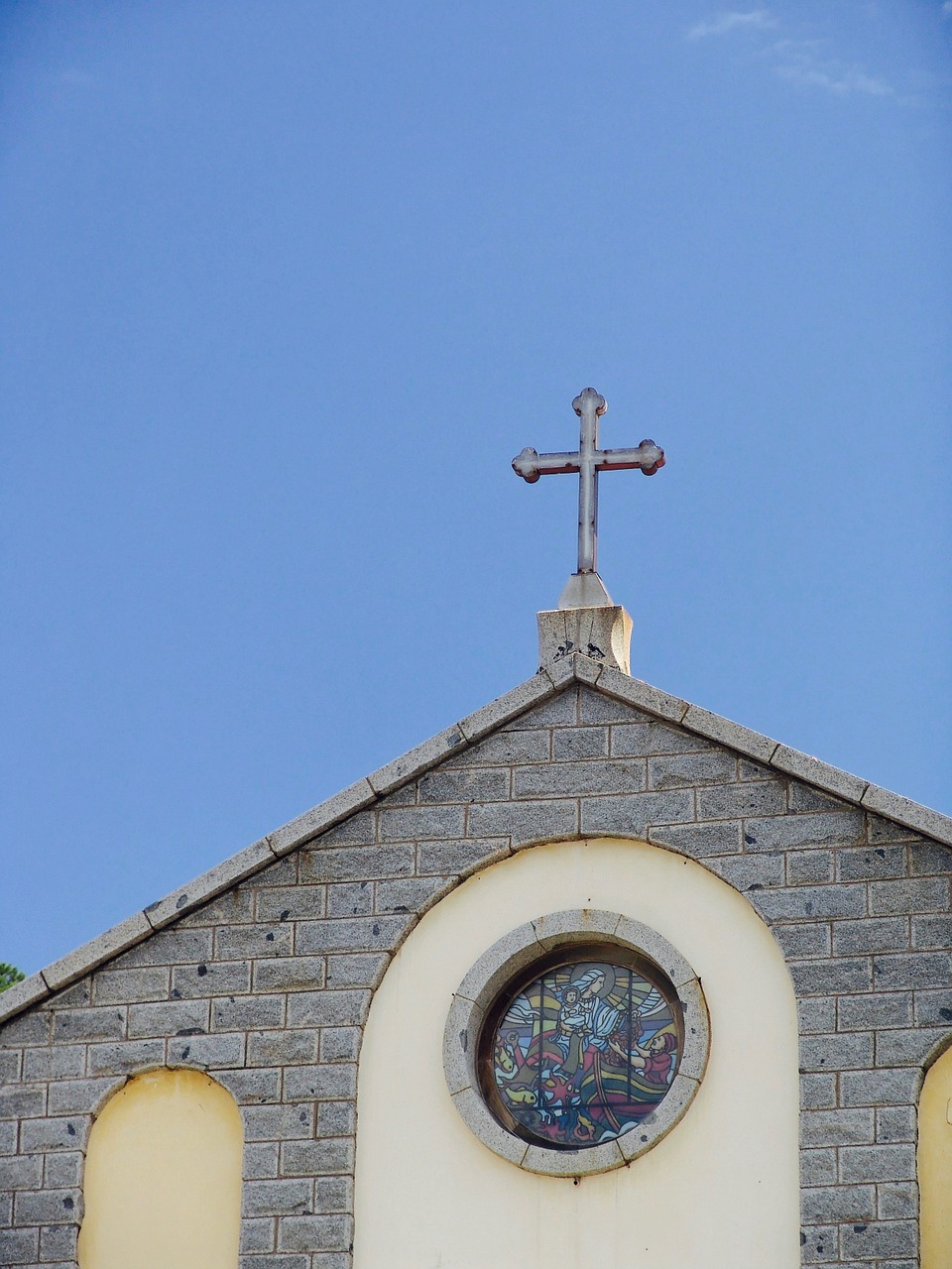 cross roof statue free photo