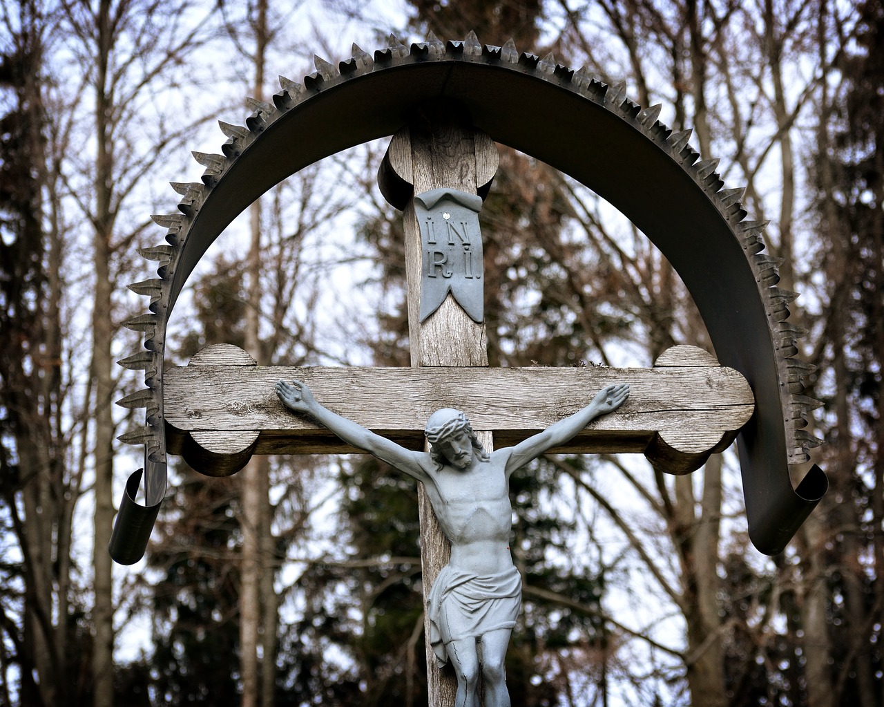 cross wooden cross symbol free photo