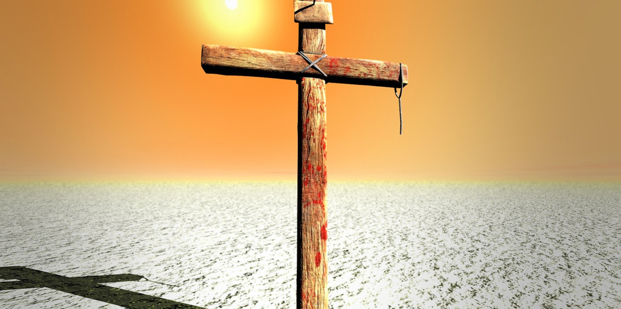 cross desert sun free photo