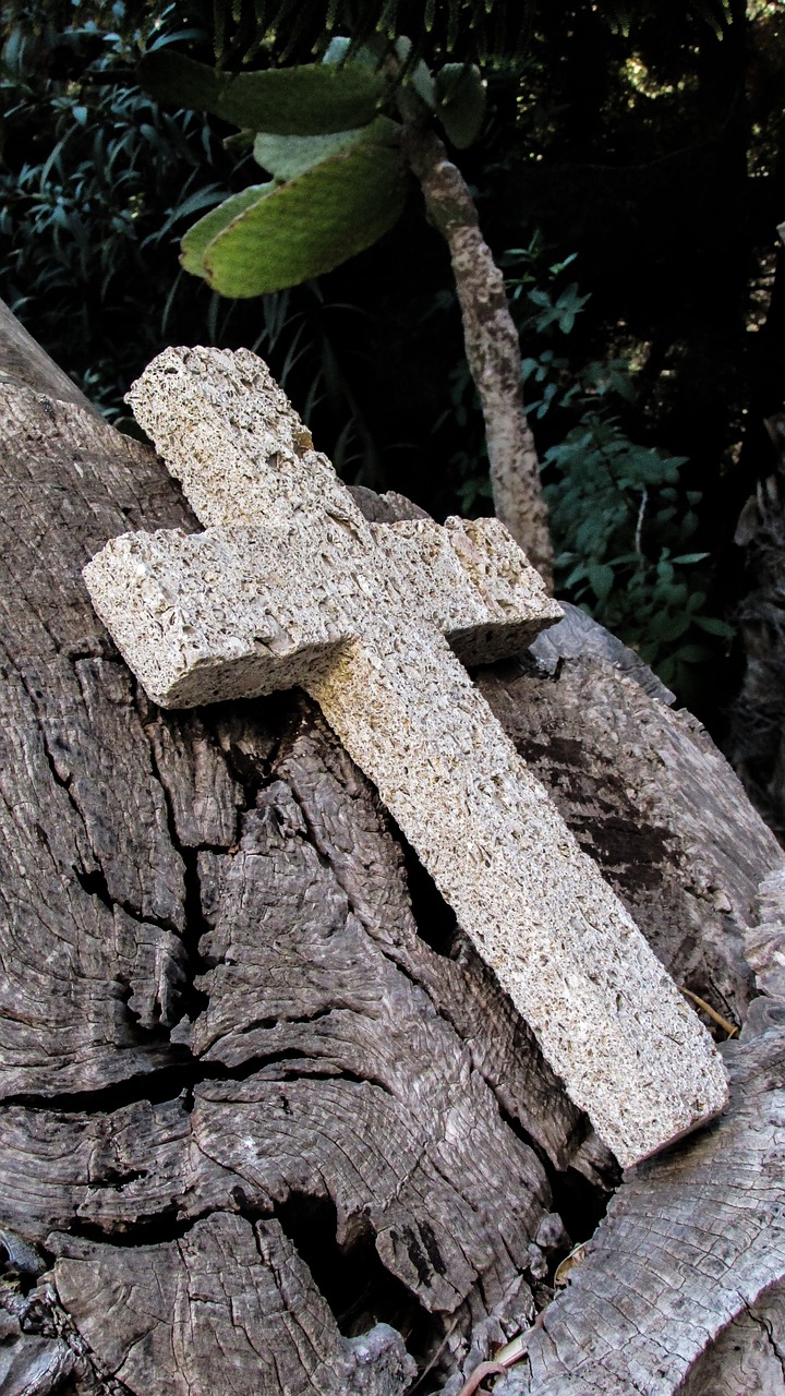 cross stone religion free photo
