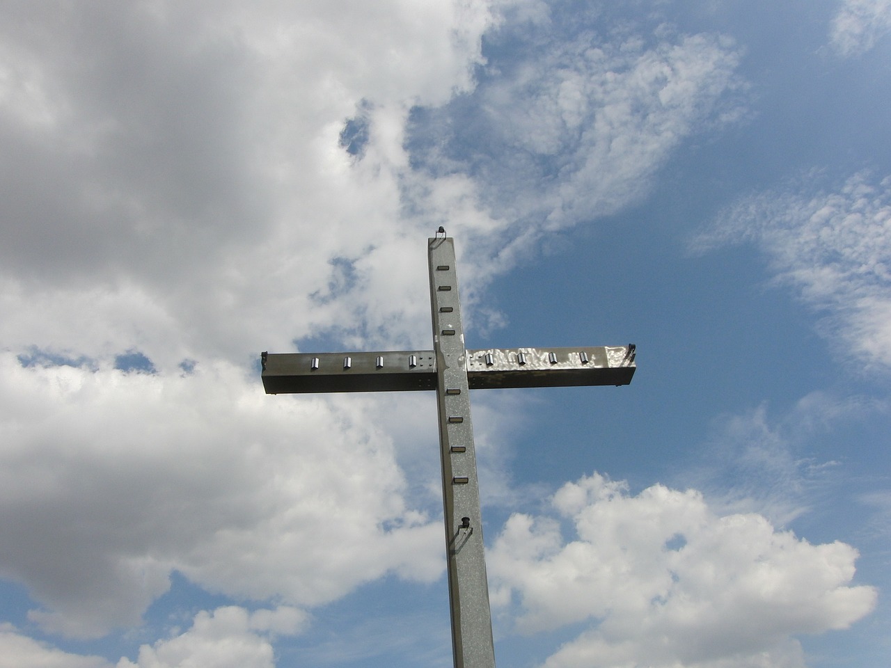 cross sky summit cross free photo