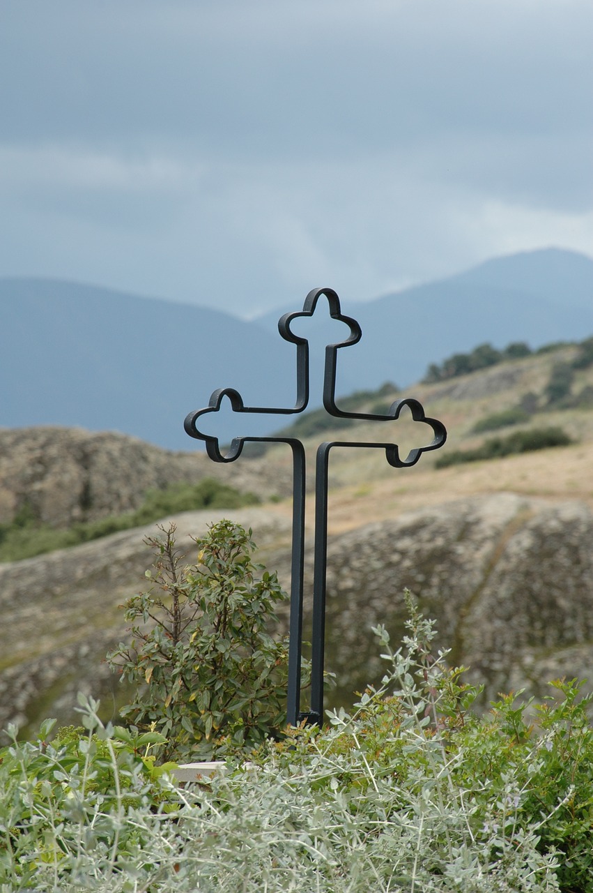 cross landscape religion free photo