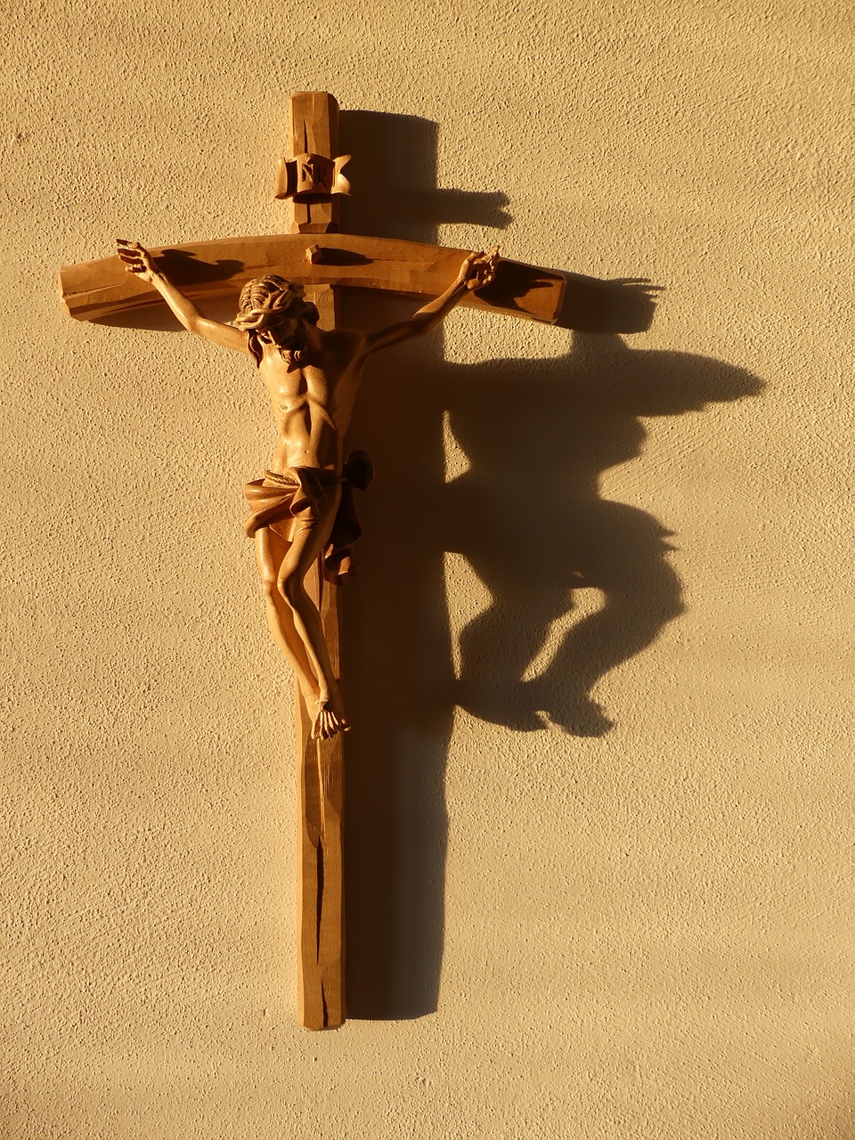 cross jesus christ shadow free photo