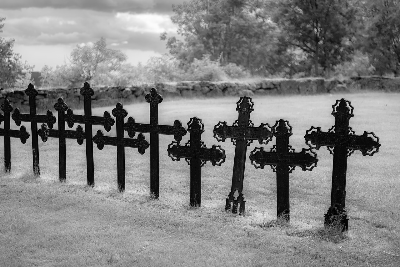 cross  church  cemetery free photo