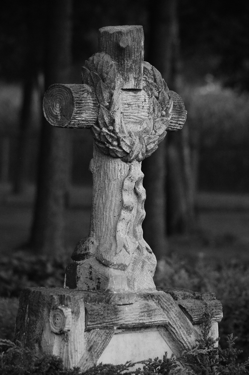 cross cemetery death free photo
