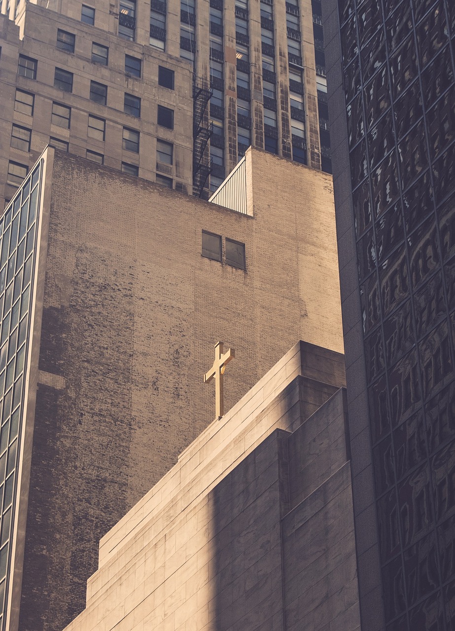 cross buildings architecture free photo