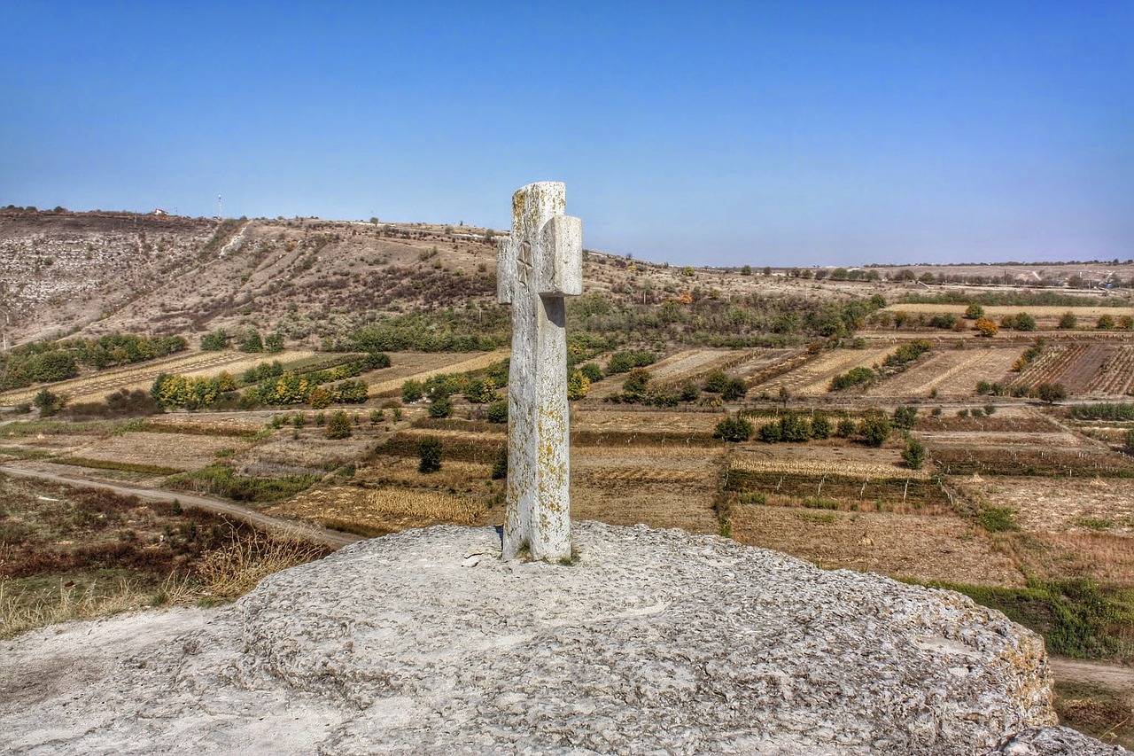 cross monastery old orhei free photo