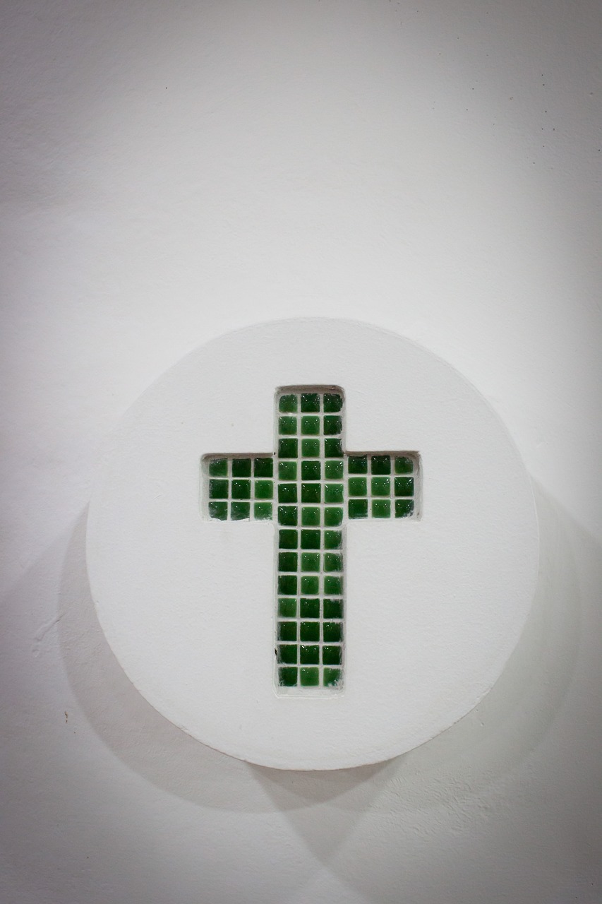 cross tile wall decorations free photo