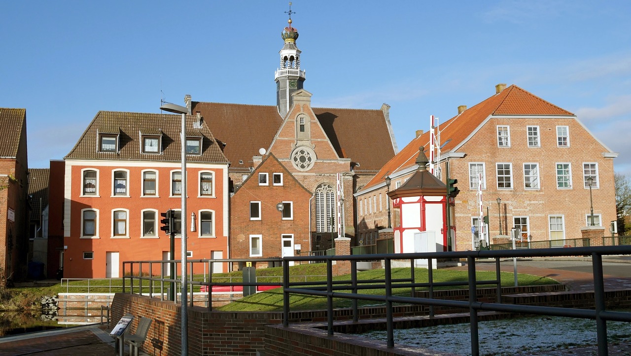 cross church emden lower saxony free photo