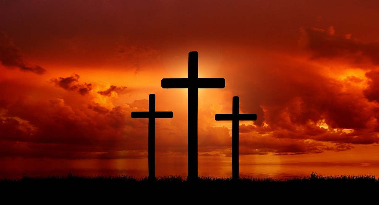 crosses  crucifixion  resurrection free photo