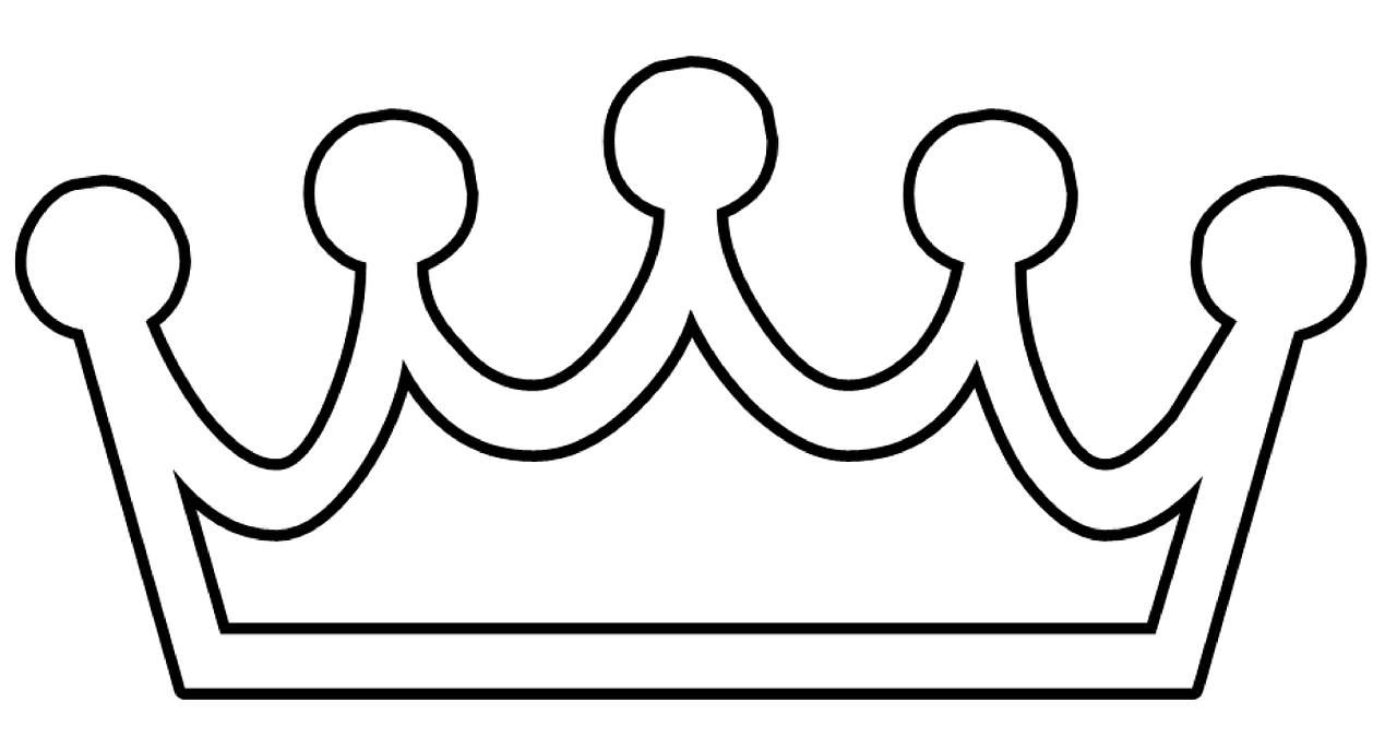 crown simple white free photo