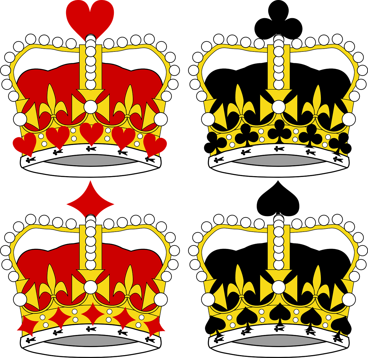 crowns king royalty free photo