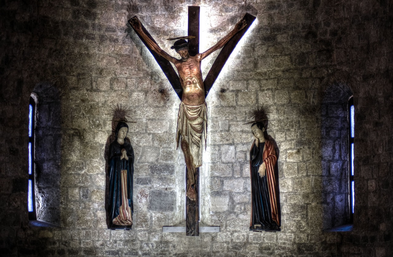 crucifix church krk free photo