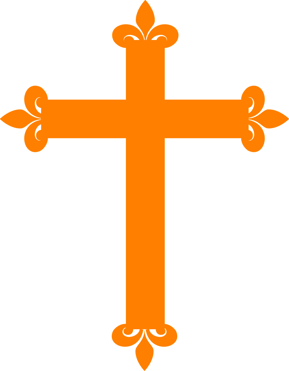 crucifix cross orange free photo