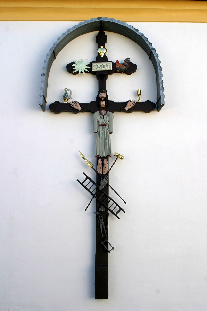crucifix cross church cross free photo