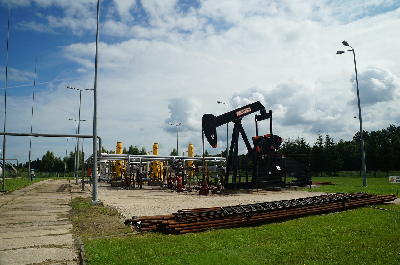 crude oil mine pumpjack natural gas free photo