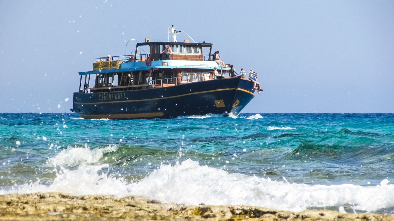 cruise boat summer sea free photo