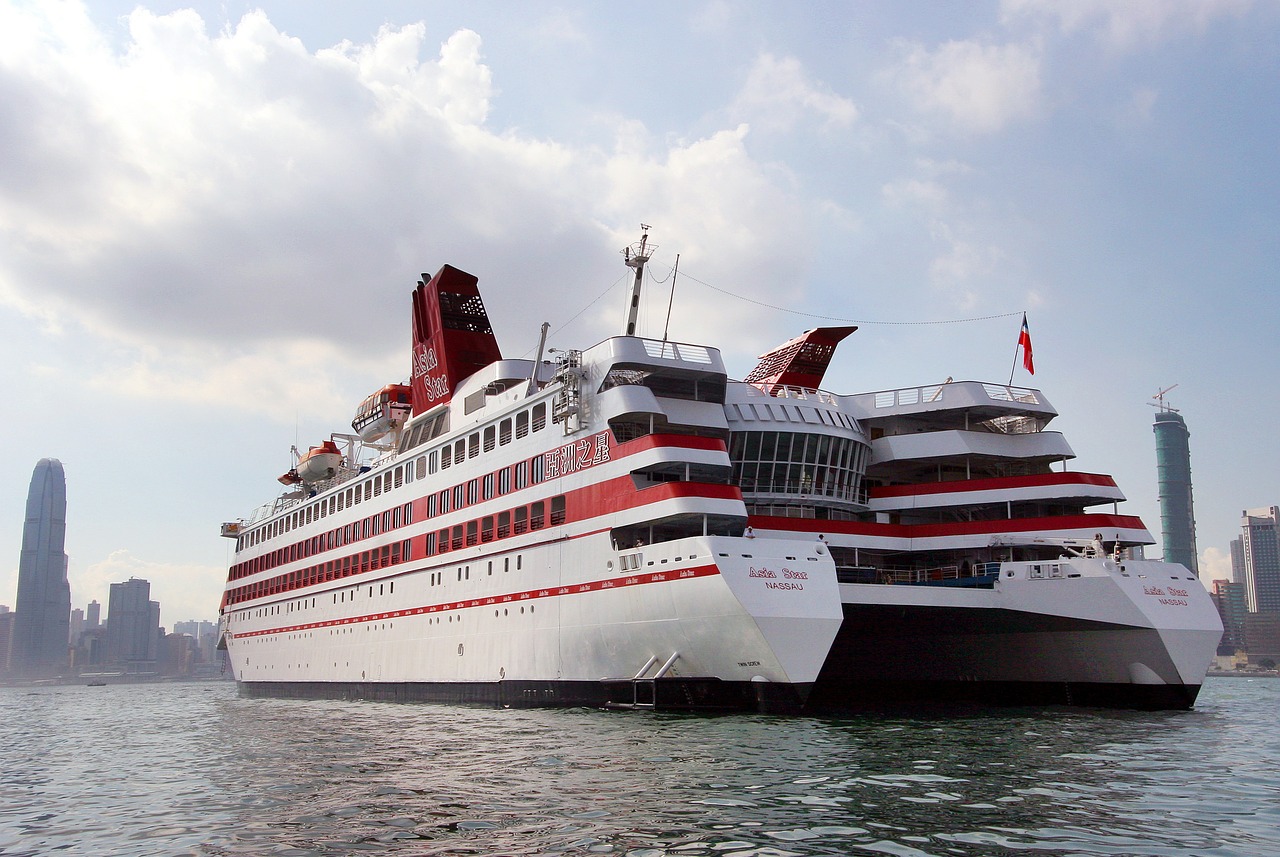 cruise liner asia star catamaran free photo