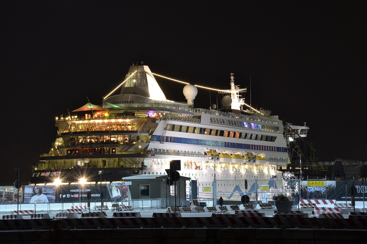cruise ship dock vessel free photo