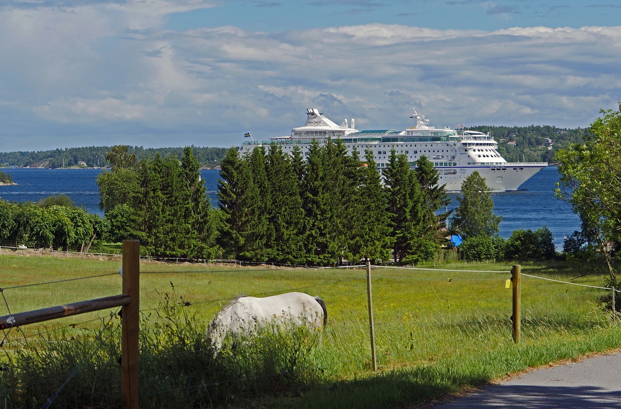 cruise ship archipelago course stockholm free photo