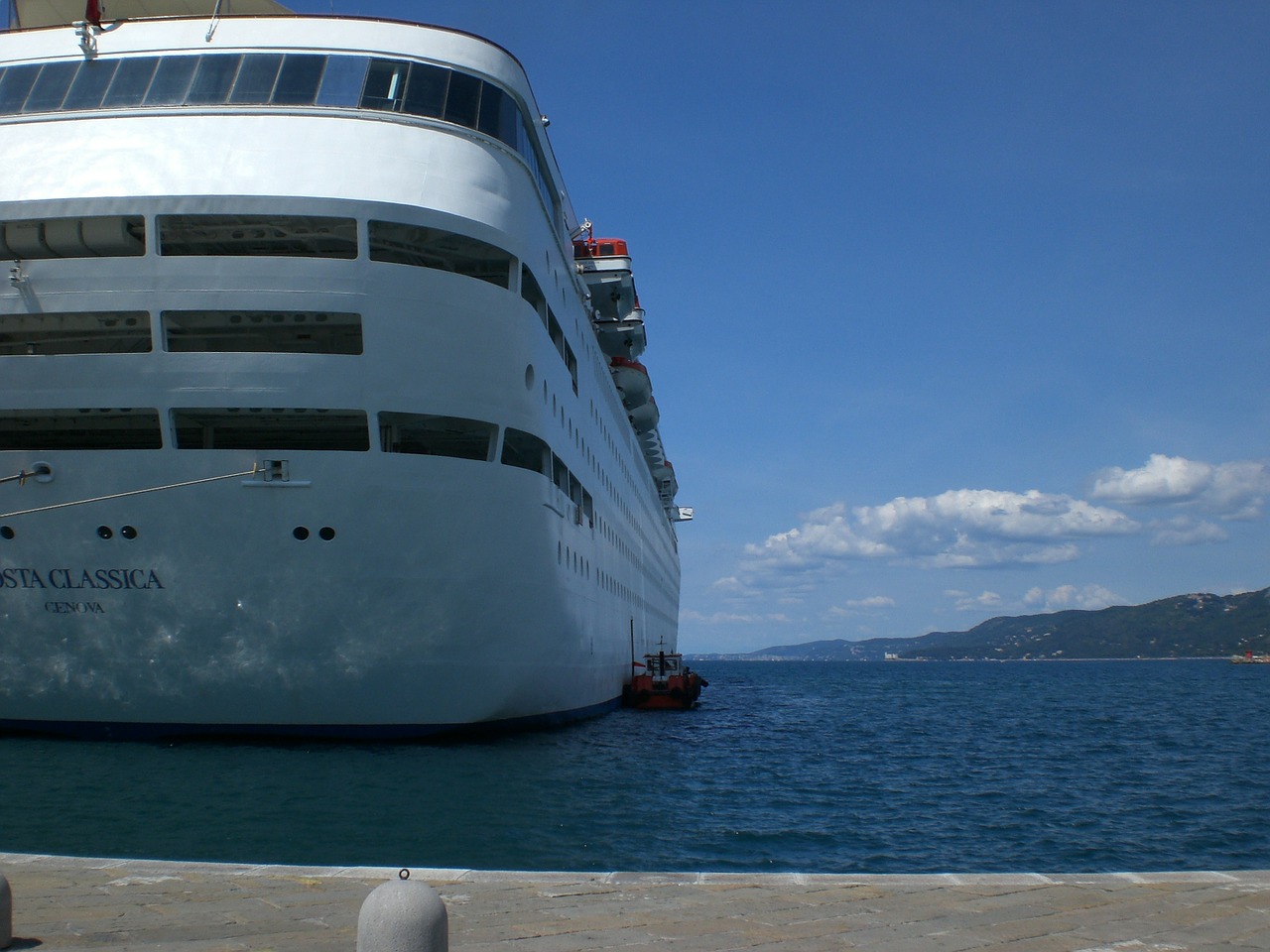 cruise ship pier cruiser free photo