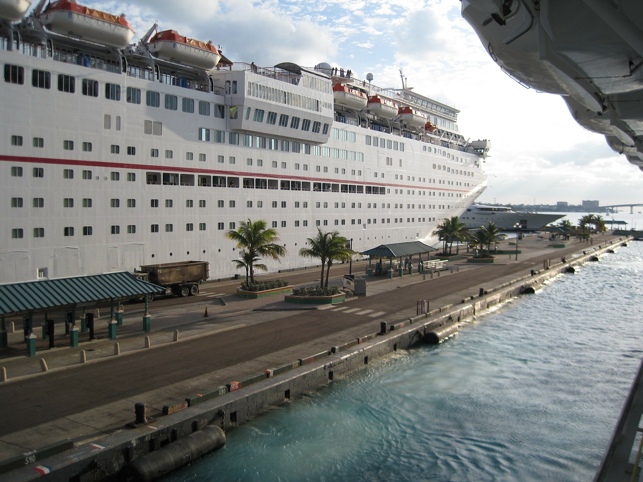 cruise ship docked cruise free photo