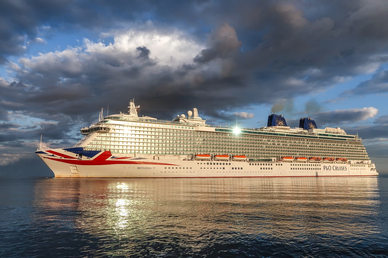 cruise ship  britannia  baltic sea free photo
