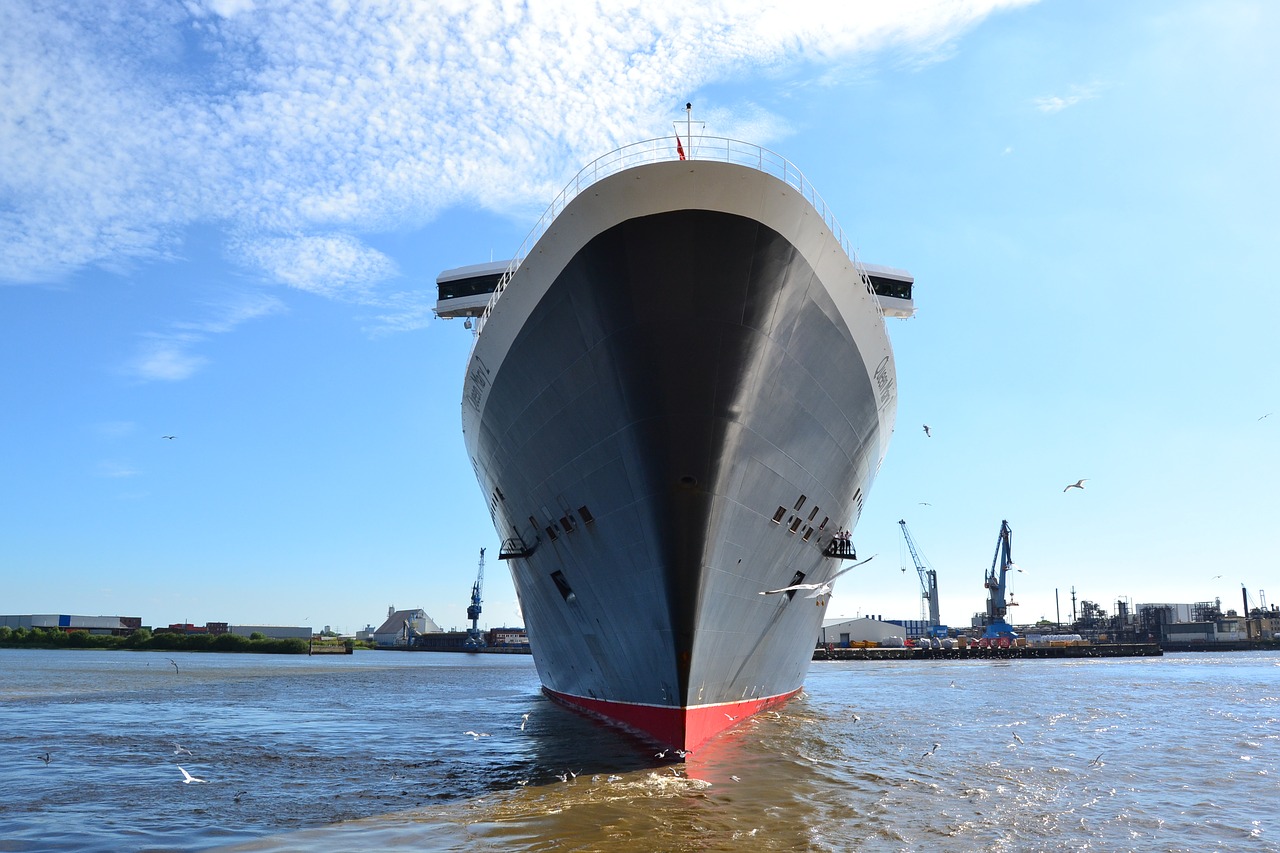 cruise ship  port of hamburg  ship travel free photo