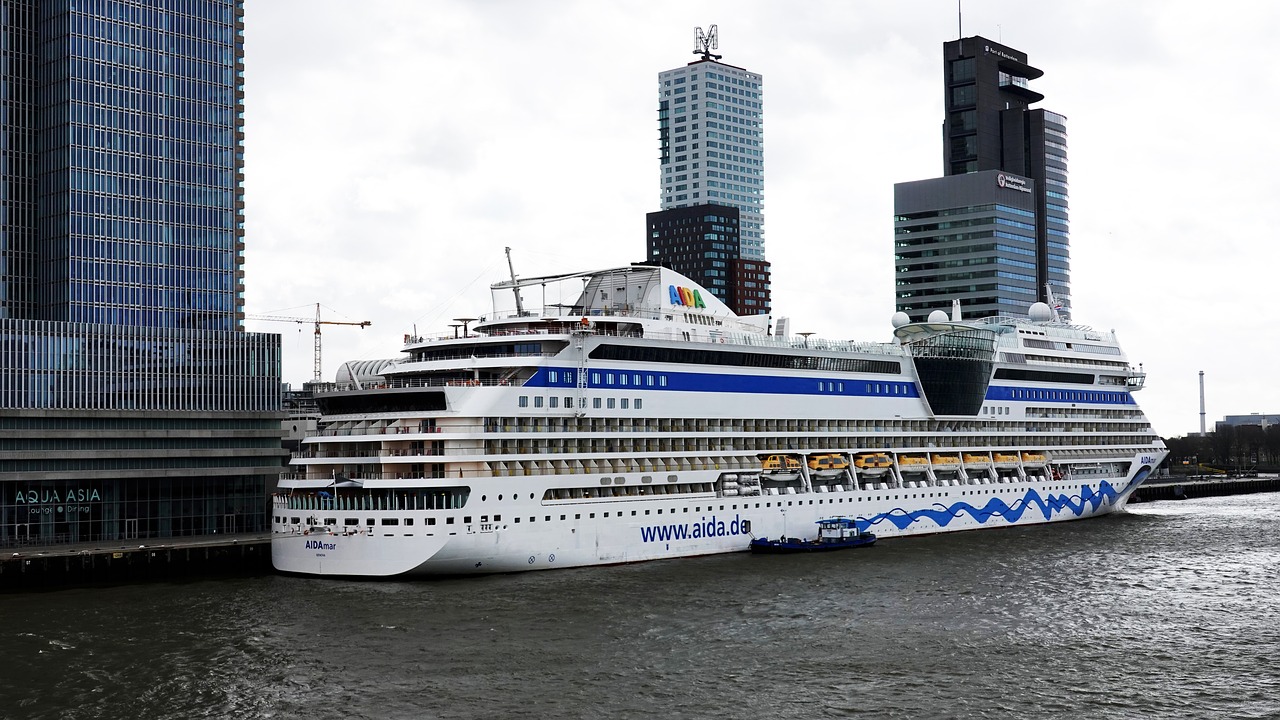 cruise ship  cruise  rotterdam free photo