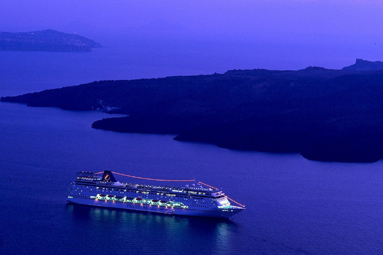 cruise ship ocean sea free photo