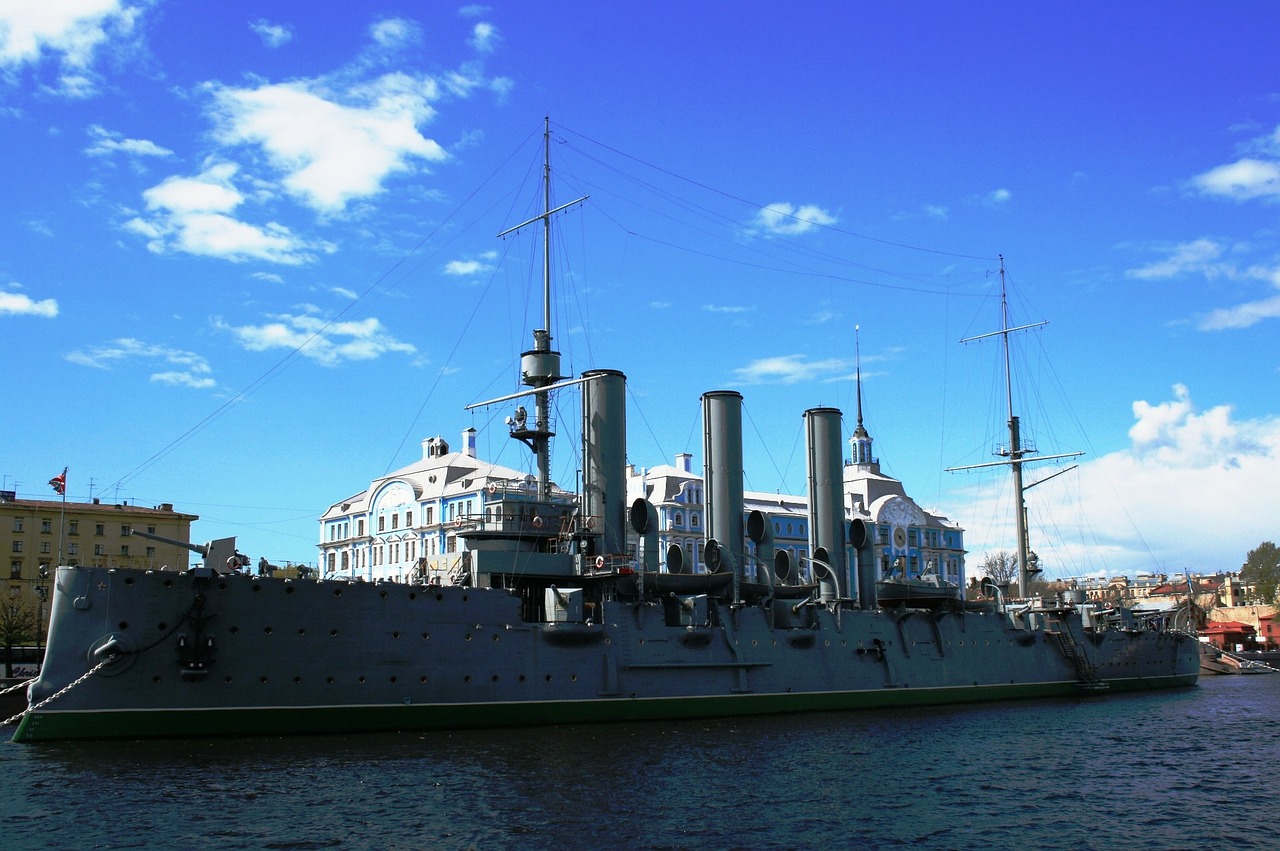 cruiser russian war vessel free photo