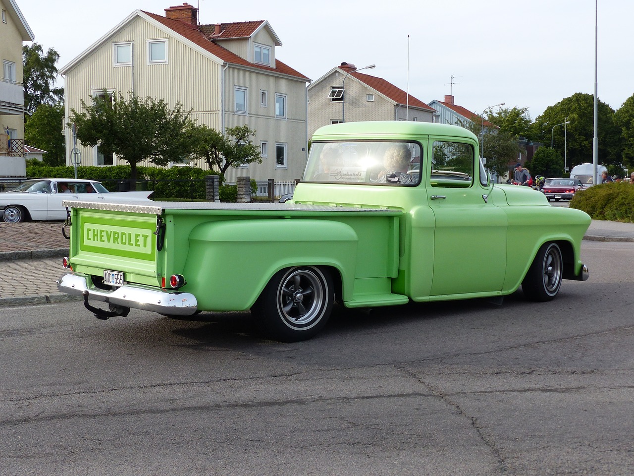 cruising truck city free photo