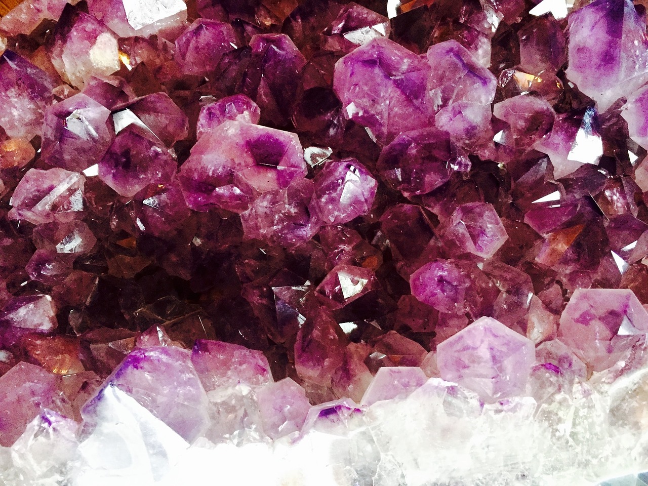 crystal amethyst purple free photo