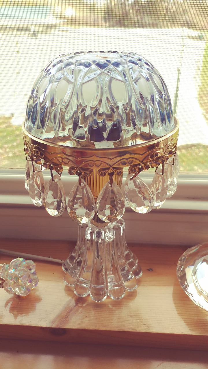 crystal lamp decor free photo