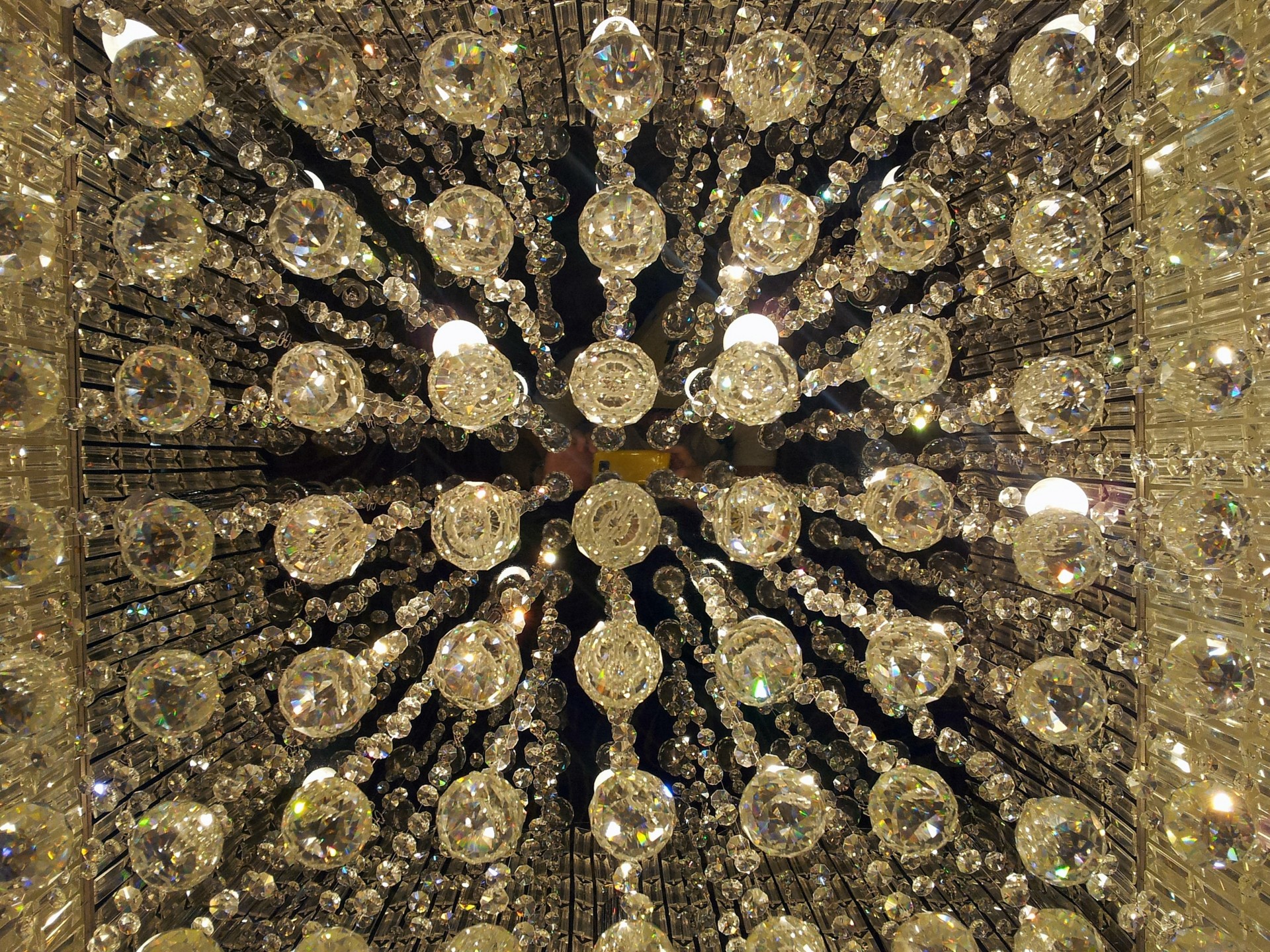 crystal ceiling lamps diamond lamps wallpaper free photo
