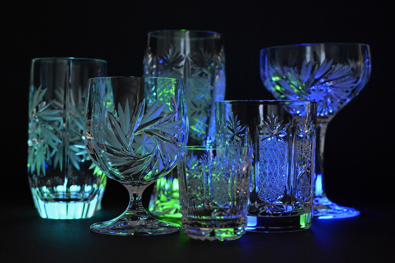crystal glasses crystal glass free photo