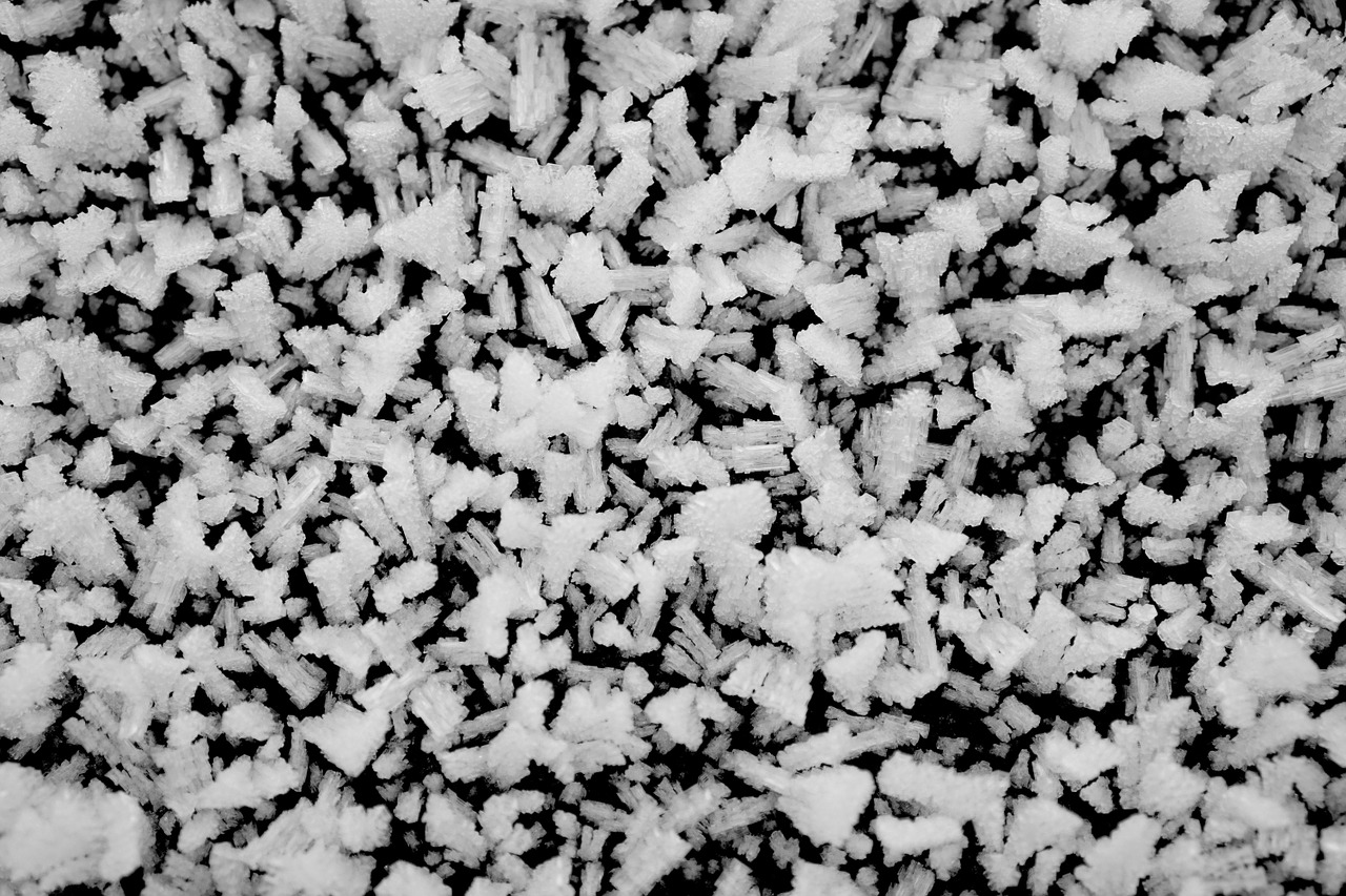 crystals ice snow free photo